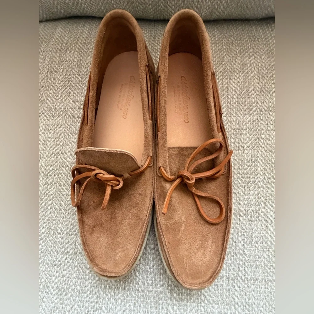 Astorflex Hestaflex Boat Shoes Tan UK 40